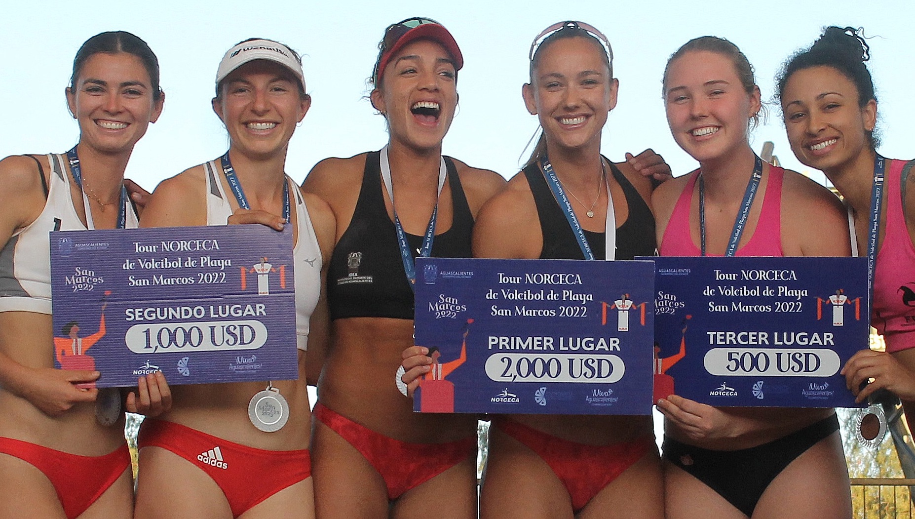 Wheeler-Muno, Kolinske-Cory Win Silver in NORCECA Beach Volleyball Tourney