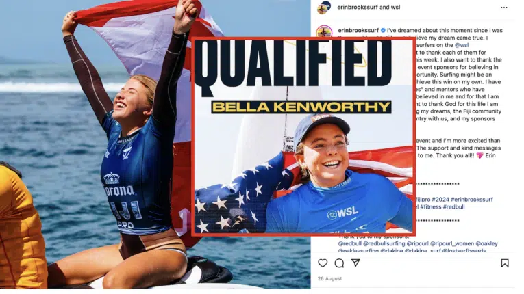 Women’s Surf Tour Rocked by Arrival of Teenage Surf Prodigies Bella Kenworthy and Erin Brooks