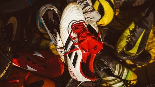 adidas brand shoe in sports marketing campaign