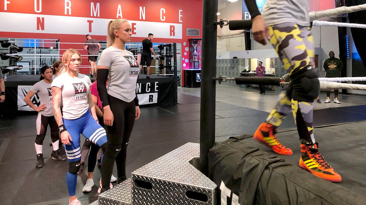 Former UFC fighter, Olympic athlete and independent standouts among prospects at WWE tryout