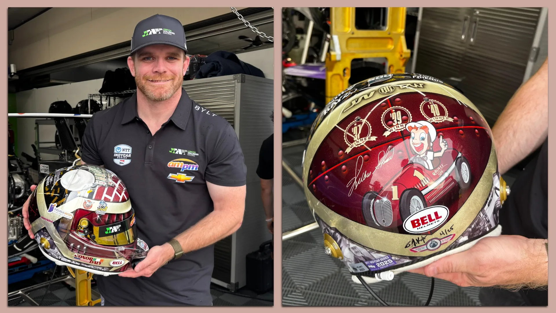 Conor Daly’s Indy 500 helmet honors last Hoosier to win the race
