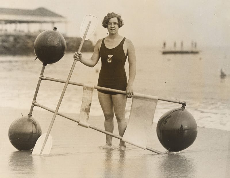 Gertrude Ederle, first woman to swim the English Channel