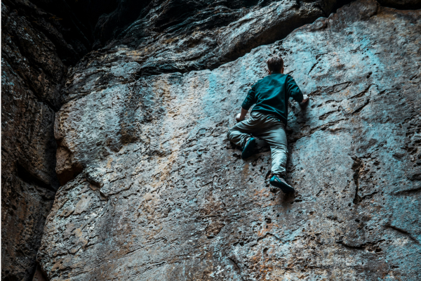 free solo climbing
