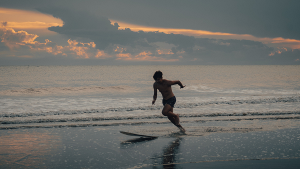 skimboarding