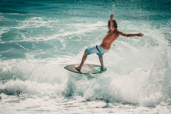skimboarding